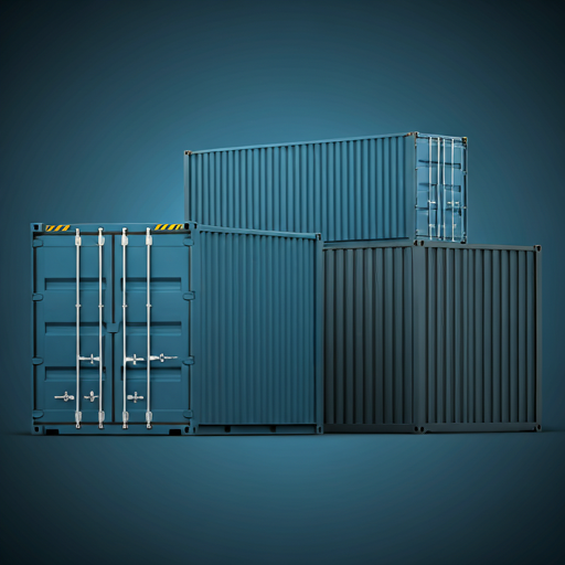 Industrial supply chain shipping containers