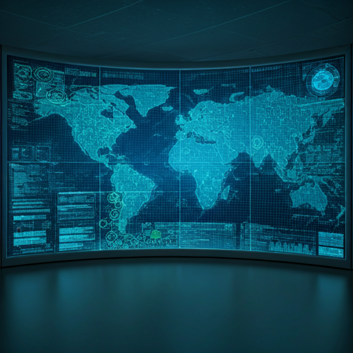 Energy grid control room